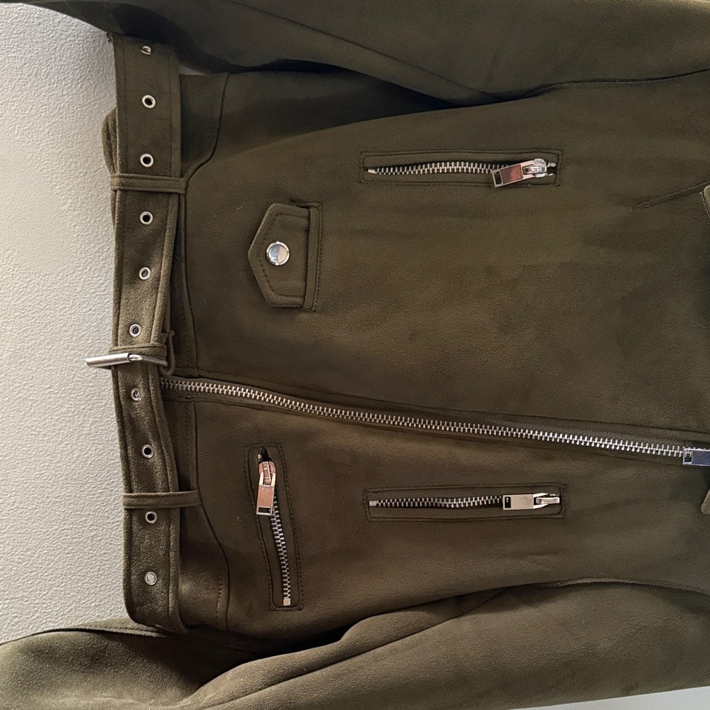 Zara and Top Shop Jackets (Leather and Suede) and banana republic black camisole - Picture 6 of 12